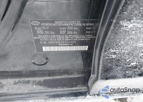 2018 Hyundai Elantra Sel from USA, damaged, VIN 5NPD84LF8JH269191